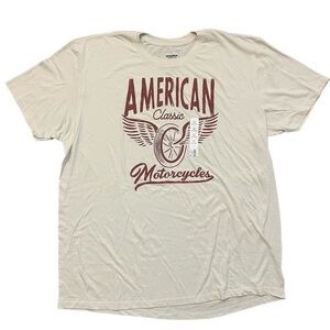 American Moto Shirt Mens XXL Classic Motorcycles TShirt Short‎ Sleeve Sonoma NWT